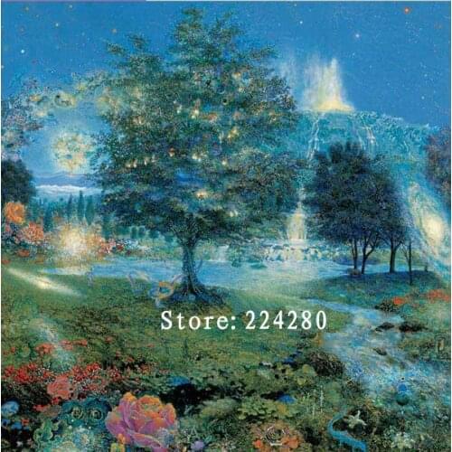 Needlework,Wishing Tree High Quality 14CT Counted Handwork Embroidery,DIY Cross stitch kits,Art Cross-Stitching Home Decor