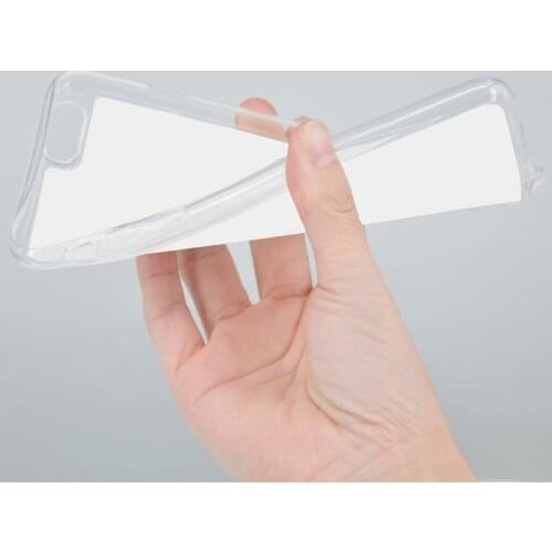 10pcs/lot 2D Blank Sublimation soft rubber Silicond cover for iphone X 6 6s 7 8 plus with plates soft PET Inserts