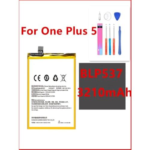 2PCS/NEW 3300mAh BLP637 Battery For Oneplus 5 One Plus 5 Five One Plus 5 High Quality Phone Battery +Gift tools