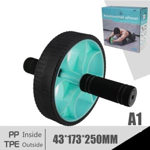 2021 New Abdomen Wheel Home Fitness Equipment Abdominal Wheel Adult Indoor Belly Reduction Abdominal Fitness Wheel