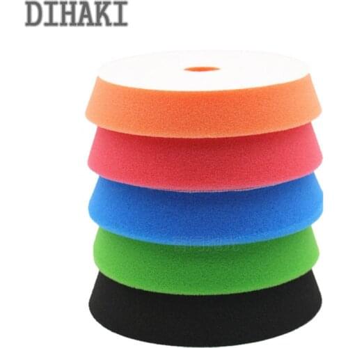 5Pcs/Set 6 Inch Sponge Car Wash Polishing Pad Wheel Polishing Disc Grinding Car Polishing Sponge For Car Polisher Machine