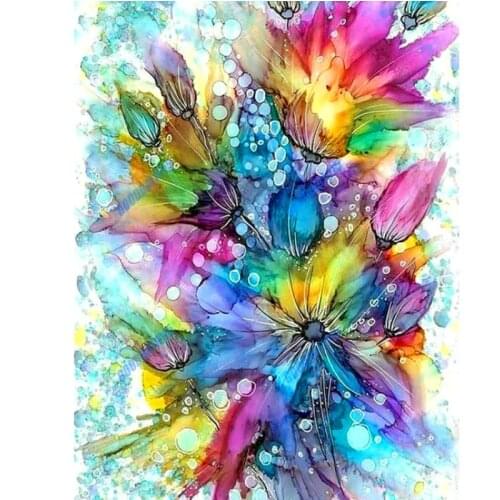 5D DIY Diamond Painting Colorful Flowers Diamond Embroidery Full Square/Round Drill Cross Stitch Kits Mosaic Home Decor Cuadros