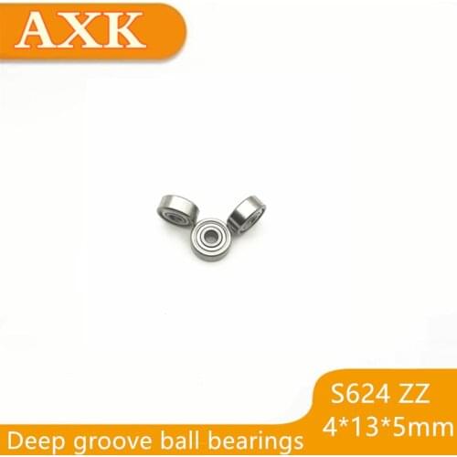 2019 Promotion Limited 10pcs Free Shipping S624zz P0 Stainless Steel Ss624zz S624-2z Minisize Bearing 4*13*5mm