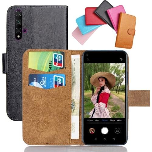 Huawei nova 5T Case 6.26" 6 Colors Flip Fashion Soft Leather Crazy Horse Exclusive Phone Cover Cases Wallet Funda Coque