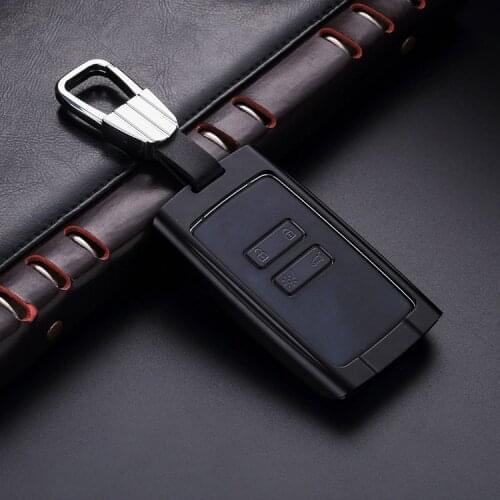 Car Key Case Key Cover Aluminum Alloy Keychain ring For Renault Koleos Kadjar 2016-2017 Remote Holder Protector Accessories