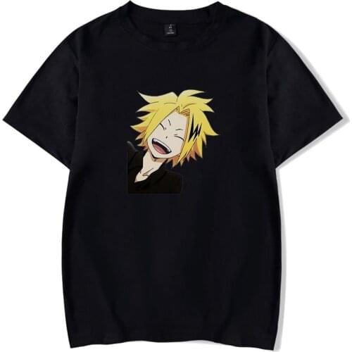 2021 Anime Cartoon My Hero Academia Print Hot Sale Short Sleeve T-shirt Women / Men O-neck Unisex Pullovers Fashion Tops 300