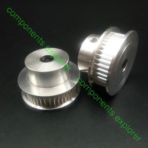 GT2/2GT Timing pulley 40 Teeth 6.35mm Bore for 6mm Width Belt,2pcs/lot