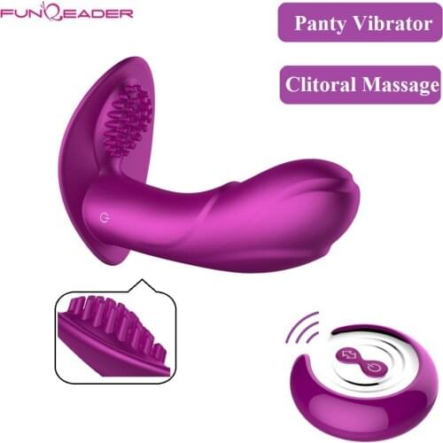 Heating Vibrating Panties Sex Vibrator Clitoris Massger Sex Machine Strap on Dildo Sex Toys 7 Speeds Wireless Remote for Women