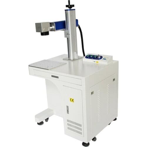 20W/30W/50W fiber laser making machine desktop for metal ring Raycus laser source Ezcad software