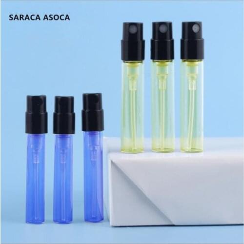 1.5ml 1.8ml Glass Trial Pack Perfume Snap Bottle Sample Spray Bottle Refillable Fragrance Atomizer Perfume Bottle 500pcs/LOT