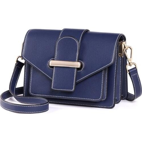 Baggage Girls 2021 New Genuine Leather Mini Bags with New Chic Korean Edition Fashion Purse Single Shoulder Slant Baggage