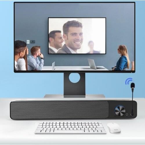 Surround Soundbar Bluetooth Speaker Wired Computer Speakers Stereo Subwoofer Sound Bar For Laptop PC Theater TV Aux