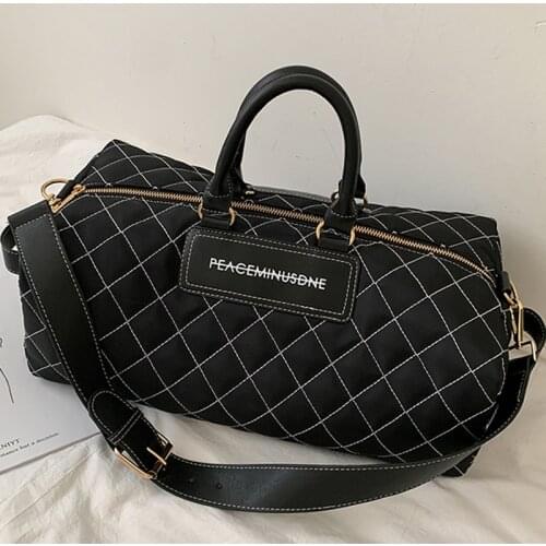 DORANMI Luxury Brand Designed Handbag Totes Womens Bags 2021 Diamond Lattice Barrel-shape Handbag Female Shoulder Bag BG926