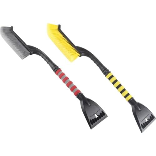 Detachable Snow Shovel with EVA Handle Auto Cleaning Brushes Ice Scraper Remover Auto Windshield Extendable Snow Frost Brushes