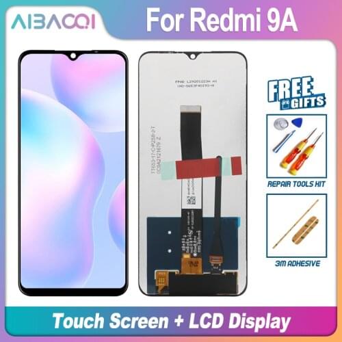 AiBaoQi Brand New 6.53 Inch Touch Screen + LCD Display Assembly Replacement For Xiaomi Redmi 9A Phone