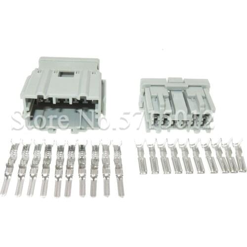10 Hole 6098-0249 6098-0250 Automotive Male Female Connector Sockets With Terminal