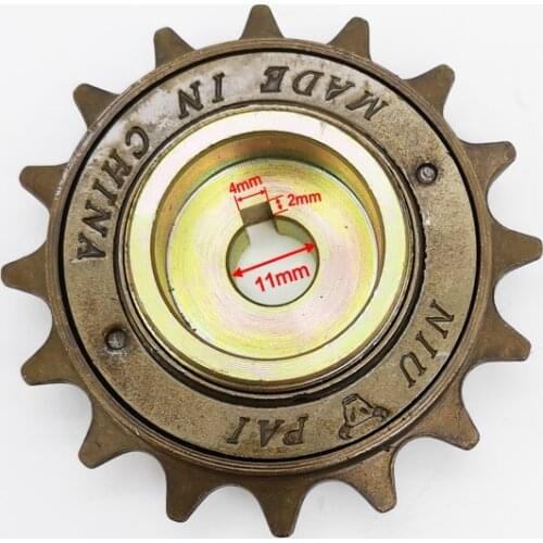 16T 18T 20T 22T Ebike Freewheel with Adaptor base for Unite Motor 1/2"x"1/8" Chain Fit #410 Bicycle Chain For right Drive motor