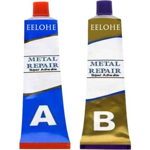 20/50/100g Hot Industrial Repair Paste Glue Heat Resistance Cold Weld Metal Repair Paste A&B Adhesive Gel