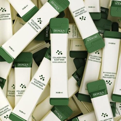 20 Pcs Collagen Firming No Washing Jelly Sleeping Mask Refreshing Oil Control Improving Rough Hydrate Mild Repair Skin Care