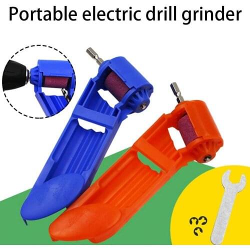 35% Hot Sales!!! Portable Electric Twist Drill Bit Grinding Wheel Sharpener Powered Part Tool Set