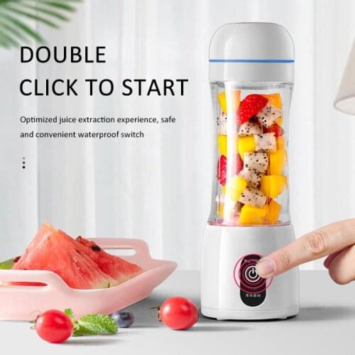 500ml Portable Blender Electric Fruit Juicer USB Rechargeable Smoothie Maker Machine Sports Bottle Kitchen Licuadora Portatil