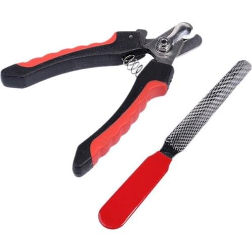 Pet Nail Safety Cutter Tool Claws Scissor Cut Product Stainless Steel Pet Dog Cat Nail Toe File Trimmer Clipper