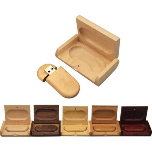 Over 10pcs Free Logo)Customize Brand Rose Wood Usb Flash Drive 2.0 4GB 8GB 16GB 32GB 128MB Pendrive Wedding Gifts Memory Stick