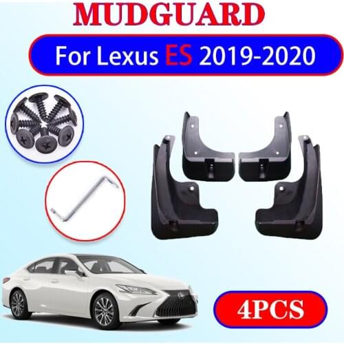For Lexus ES ES300h ES350 F-Sport XZ10 2019~2020 Car Mudflap Fender Mud Flaps Guard Splash Flap Mudguards Accessories 7th 7 Gen