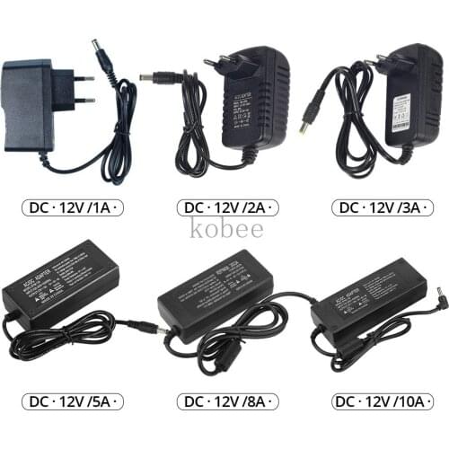 DC 5V 12V 24V Lighting Transformer AC 110V 220V Switching Power Supply 1A 2A 3A 5A 6A 8A 10A LED Power Adapter For CCTV LED Lamp