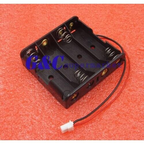 6V 4AA 4xAA battery holder with JST contor