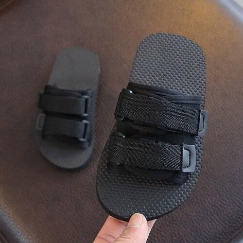 Childrens Summer New Sandals Boys Girls Fashion Non-slip Cool Slippers Fishermans Shoes Toddler Kid Outdoor Leisure Flip-flops
