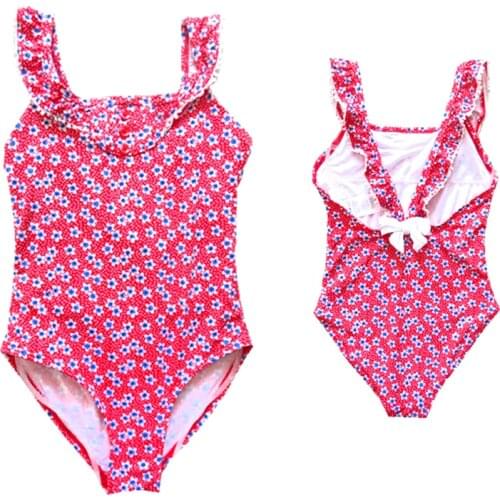 Girls One Piece Swimsuits Floral Swimming Suits For Girls Swimwear Bathing Suits Girls Swimsuits For 4-16years G1-K510