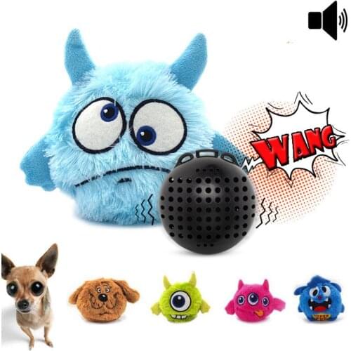 Interactive Dog Toys Bouncing Ball Monster Pets Toys Puppy Teething Toy Vibrating and Moving Dog Accessories Cosas Para Perros