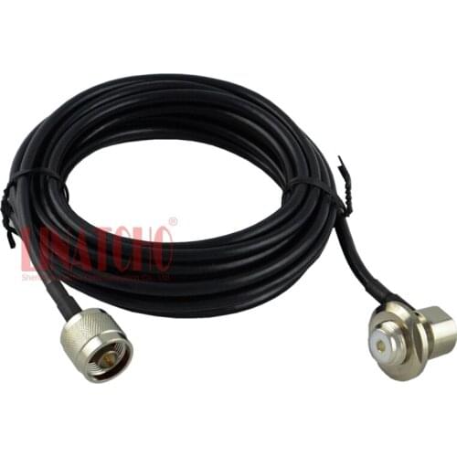 5 meters RG58U N Male and SO239 connector Coaxial Cable for FT-7800 FT-7900 Mobile Radio antenna