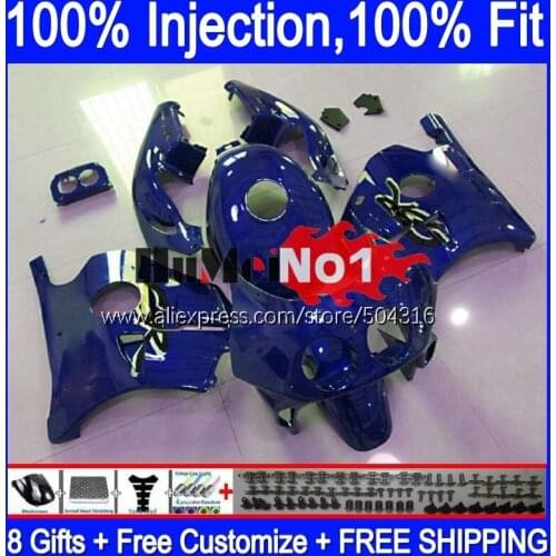 Injection Body For HONDA CBR250RR CBR 250 RR MC19 1988 1989 134MC.206 CBR250 RR blue glossy CBR 250RR 250R 88 89 OEM Fairing Kit