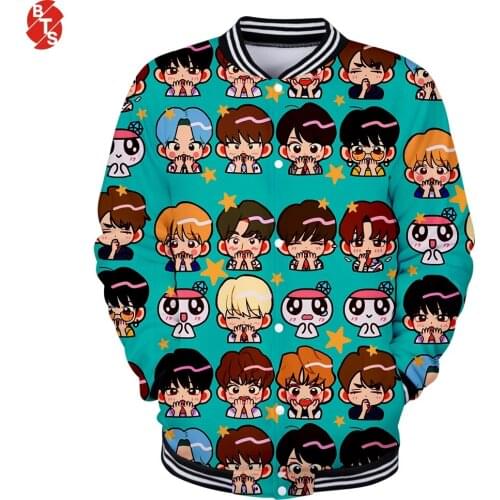 Kpop Bang Store Seventeen 3D Printed Baseball Jackets Women/Men Fashion Streetwear Jackets 2019 Hot Sale Casual Trendy Clothes