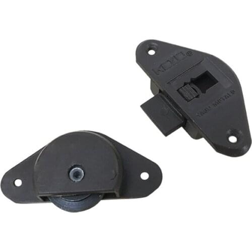 Furniture hardware old fashioned plastic wheel roller cupboard door track wheel runner small chest pulley