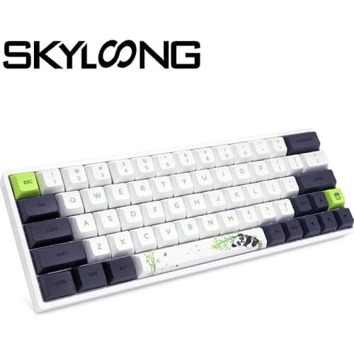 Skyloong SK64 Panda Mechanical Teclado Keyboard Switch Gamer Girl Gateron Aксессуары для пк игровые Pc For Ios/Windows/Desktop
