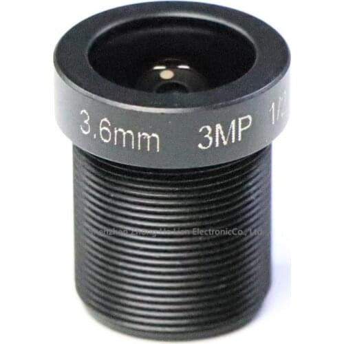 3.6mm Lens 3.0 MegaPixel 78 Degree MTV M12 x 0.5 Mount Infrared Night Vision Lens For CCTV Security Camera