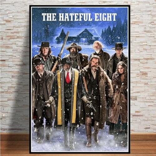 Poster And Prints Hot The Hateful Eight Classic Movie Quentin Tarantino Art Painting Wall Pictures For Living Room Home Decor