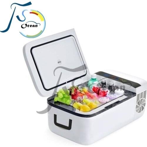 Durable Vehicle Car Fridge 15L 20L Portable Mini Refrigerators Car Freezers 12V 24V Fridge DC Compressor Refrigeration FRI001