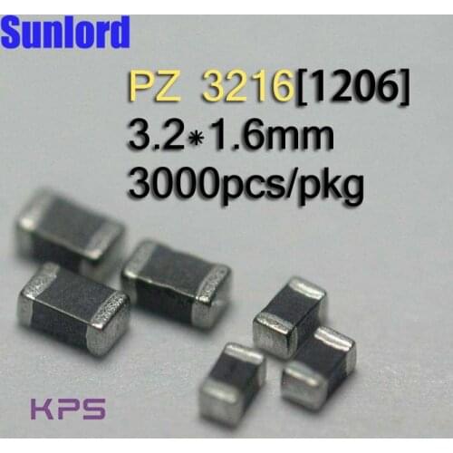 PZ 3216 Multilayer Chip Ferrite Bead Communication Computer DVD Camera LCD TV 3C 5G AI EMI Large current 6A Phones OA Power