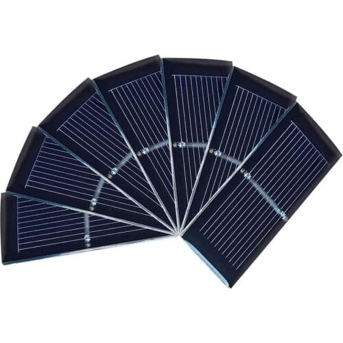 10/20/50Pcs/Lot Monocrystalline Silicon Solar Panel 0.5V 0.125W DIY Solar Cell Battery Charger Module Solar System Dropshipping