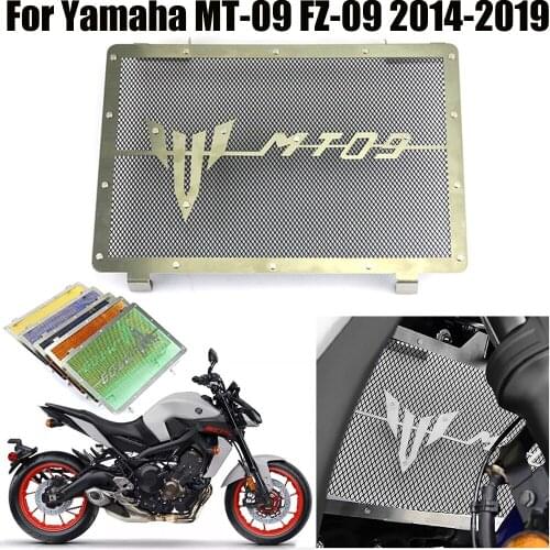 For YAMAHA MT09 MT-09 FZ09 MT 09 2014 2015 2016 2017 2018 2019 Motorcycle Radiator Grille Guard Grill Protective Cover Protector