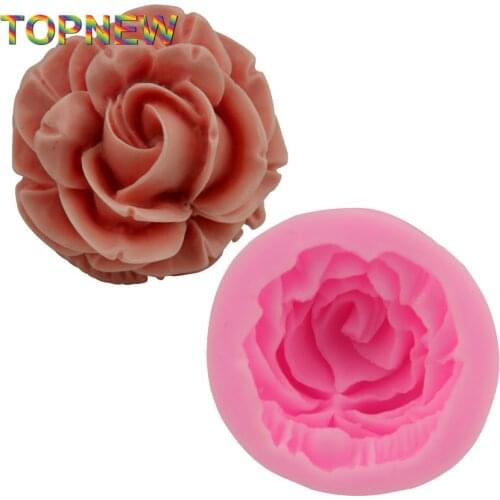 Rose Cake Mold Clay Flower Soap Mold Fondant Cake Decorating Tools Kitchen Accessories Bakeware Cooking Tools 2825