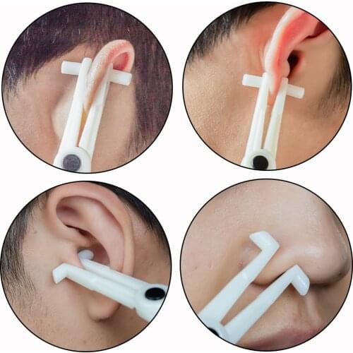 1Piece Plastic Body Piercing Clamp Tool Round Open Clamp For Piercing Nose Tongue Belly Nipple Laret Tragus Piercing Tool Set