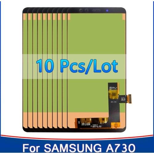 10PCS 6.0'' INCELL LCD For Samsung Galaxy A8 Plus 2018 Display A730 A730F SM-A730F LCD Touch Screen Assembly Replacement Parts