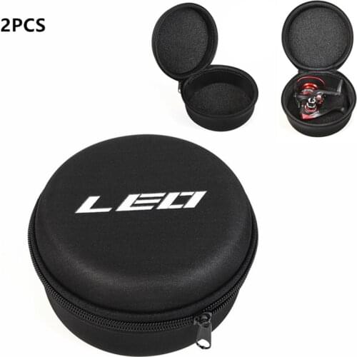 2Pcs Portable EVA Reel Bag Fishing Wheel Spinning Reel Protection Case Cover Fishing Gear Bag