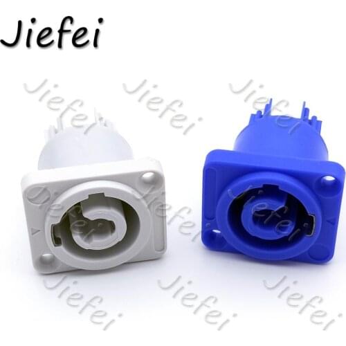 4pcs high quality Speakon NAC3MPA-1 3 Pin Female PowerCon Panel Mount Stage Light Power Socket Audio Connector Chassis 20A/250V