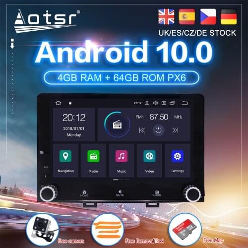 Android 10 For Kia RIO YB KX Cross 2016 - 2020 Car DVD PX6 GPS Navigation Carplay Auto Radio Stereo Video Multimedia Player 2din